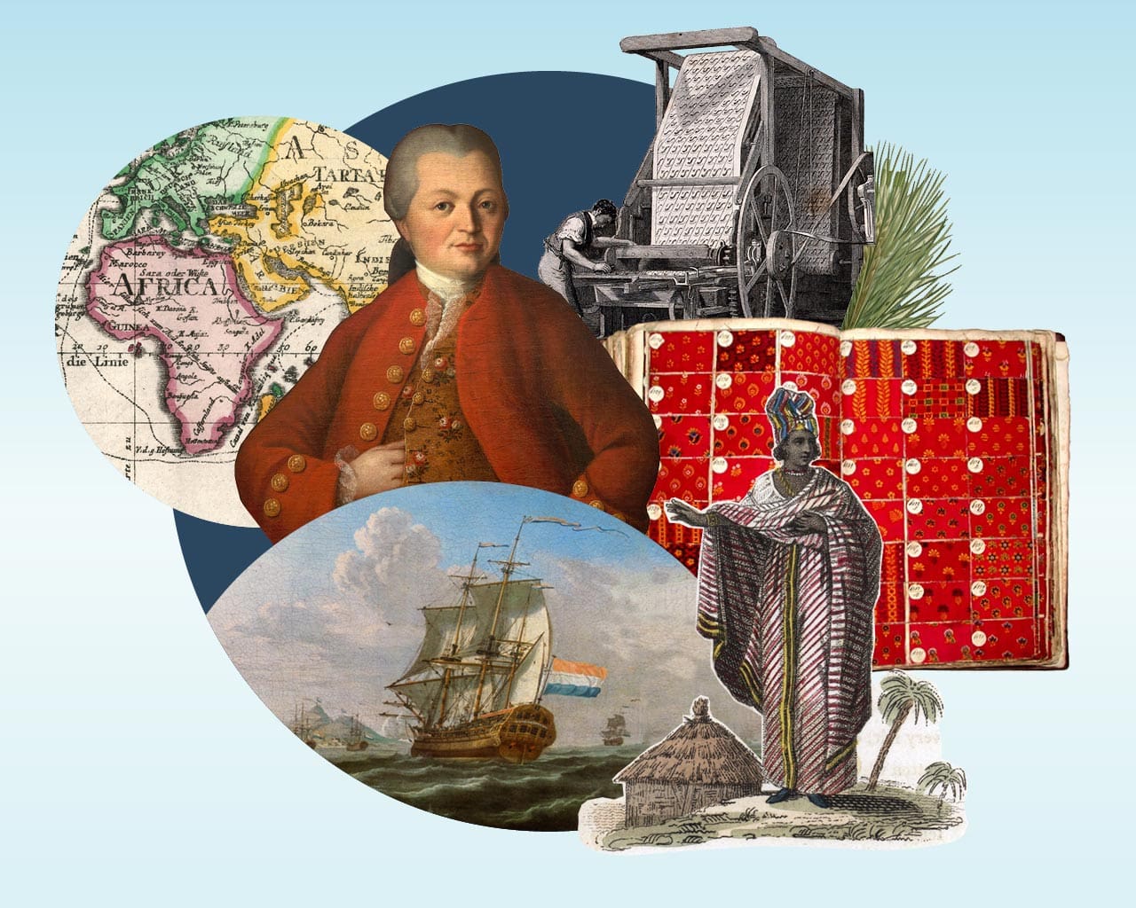 historische Bilder zum Thema Stoff